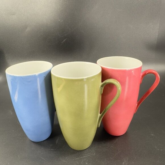 Seyei Fine China Porcelain Small Cups Mugs With Handles Set 3 Made In Japan VTG - Picture 12 of 12